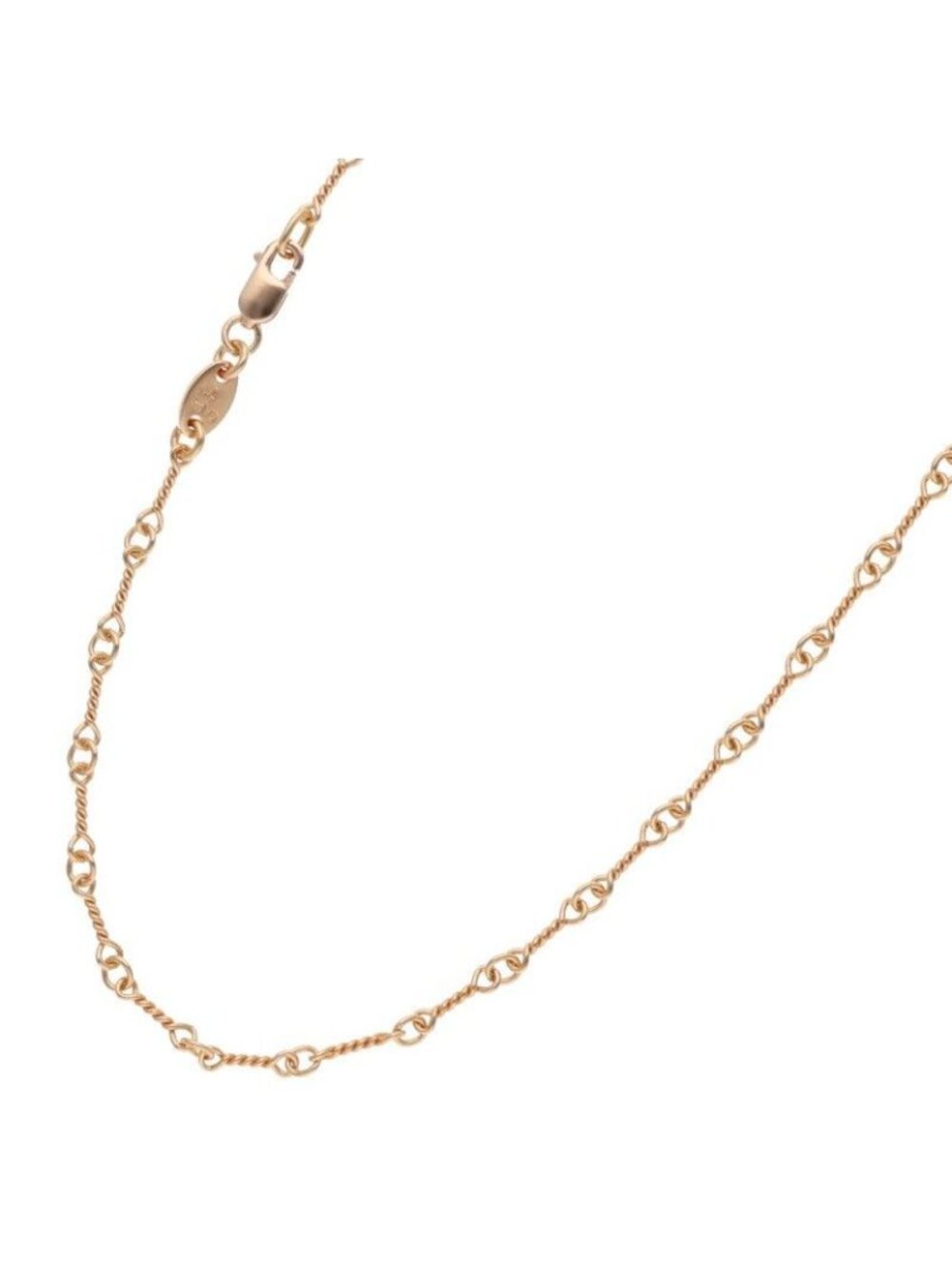 Chrome Hearts 22k Neckchain Twist Chain Gold Necklace